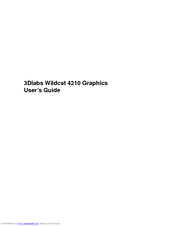 3Dlabs Wildcat 4210 User Manual