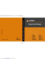 Timex Zone In On Fitness User Manual