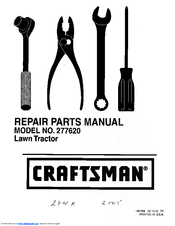 Craftsman 277620 Repair Parts Manual