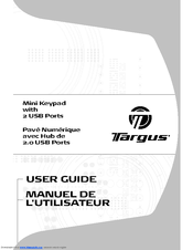 Targus Mini Keypad with 2 USB Ports User Manual