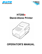 SATO HT200e Operator's Manual