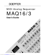 DOEPFER MAQ16/3 User Manual