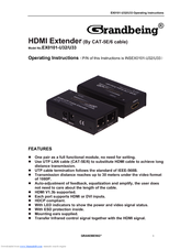 Grandbeing EX0101-U32/U33 Operating Instructions Manual