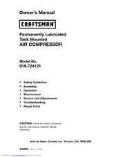 Craftsman 919.724121 Owner's Manual