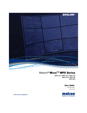 Matrox Mura MPX-SDI User Manual