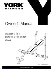 York Fitness Warrior 2 in 1 Owner's Manual