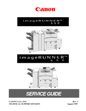 Cannon imageRUNNER 550 Service Manual