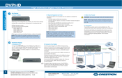 Crestron DVPHD Quick Start Manual