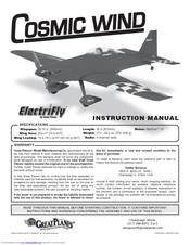 Great Planes Cosmic Wind Instruction Manual