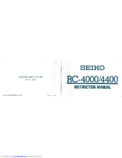 Seiko RC-4000 Instruction Manual
