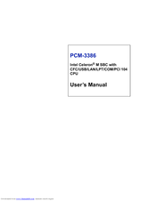 Advantech PCM-3386 User Manual
