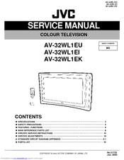 JVC AV-32WL1EK Service Manual