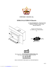 STOVE BUILDER INTERNATIONAL INC XTD1.5-I Owner's Manual