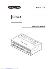 Elmo CRC-1 Instruction Manual