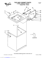 Whirlpool LXR9445JQ0 Parts List