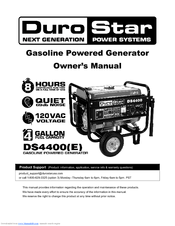 DuroStar DS4000S Owner's Manual