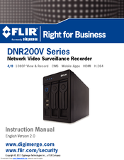 FLIR DNR200V Series Instruction Manual