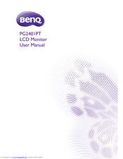 BenQ PG240IPT User Manual