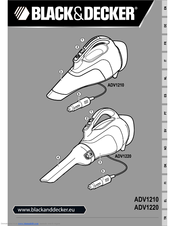 Black & Decker ADV1220 Original Instructions Manual