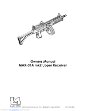 LAGE MFG MAX-31A mk2 Owner's Manual