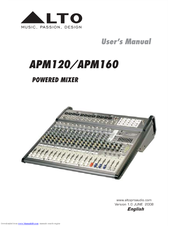 Alto APM 120 User Manual