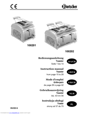 Bartscher 100201 Instruction Manual