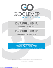 Goclever DVR FULL HD IR Owner's Manual