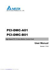 Delta Electronics PCI-DMC-B01 Programming User Manual