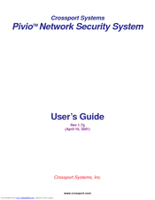 Crossport Systems Pivio Plus 2500 User Manual