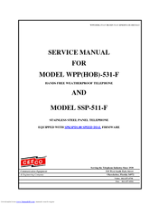 Ceeco SSP-511-F Service Manual