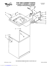 Whirlpool LLT8244BQ0 Parts List