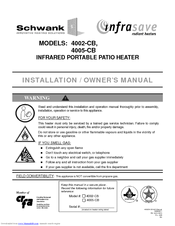 Schwank 4002-CB Installation & Owner's Manual