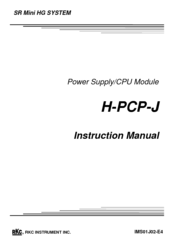RKS H-PCP-J Instruction Manual
