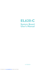DFI EL620-C User Manual