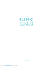 Dfi EL620-C User Manual