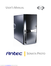 Antec Sonata Proto User Manual