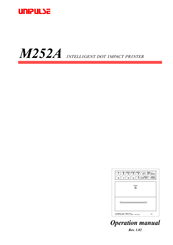 Unipulse M252A Operation Manual