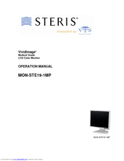 Steris VividImage MON-STE19-1MP Operation Manual