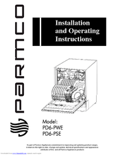 Parmco PD6-PWE Installation And Operating Instructions Manual