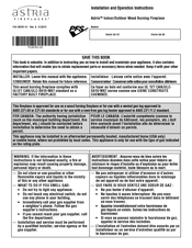 Astria Oracle Cat 50 Installation And Operation Instructions Manual