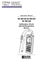 Hanna Instruments HI 98140 Instruction Manual