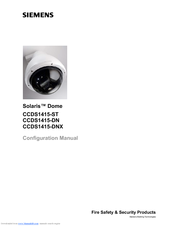 Siemens Solaris CCDS1415-ST Configuration Manual
