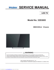 Haier 32D3005 Service Manual