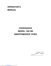 Cookshack SmartSmoker 150 Operator's Manual