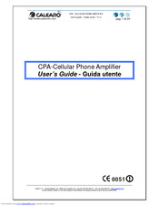 Calearo CPA-Cellular User Manual