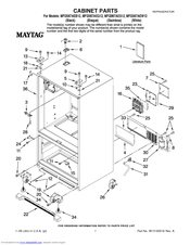 Maytag MFI2067AEW12 Parts List