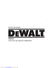 DeWalt DC900-XE Instruction Manual