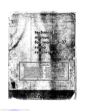 Hallicrafters S-37 Technical Manual
