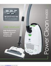 WERTHEIM Power Clean W4000 User Manual