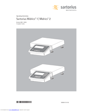 Sartorius Midrics 2 Manuals Manualslib